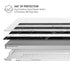Black and White Striped Marble MacBook Air 15in (2023-2025) Case plus Skin